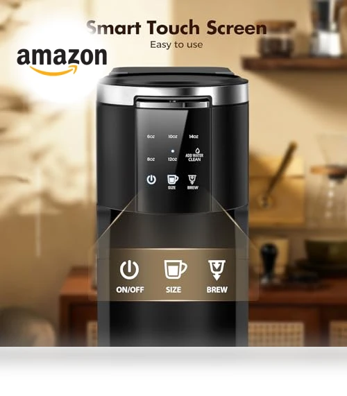 2 in 1 Coffee Machine for K-Cup & Ground Coffee — Brewing Excellence, Electactic