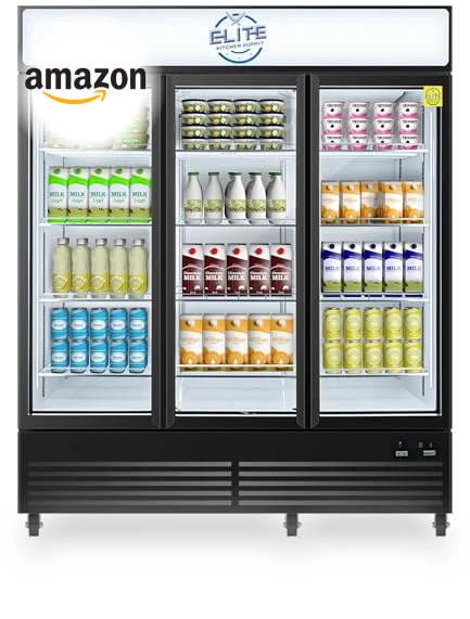 3-Door Display Refrigerator — Drink Coolers, Elite Kitchen Supply