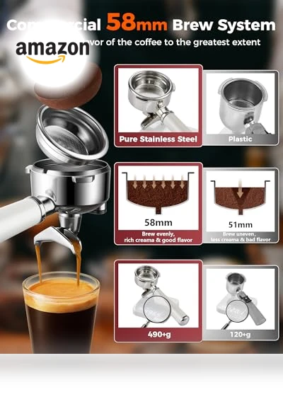 58mm Espresso Machine — Coffee & Espresso Combos, Tuni