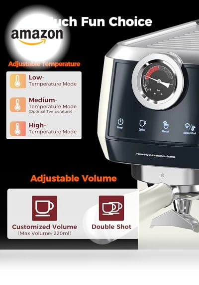 58mm Espresso Machine — Coffee & Espresso Combos, Tuni
