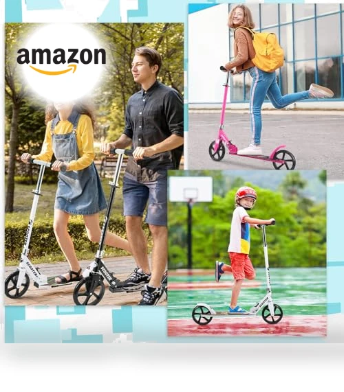 Adjustable Foldable Scooter — Push Scooters, TENBOOM