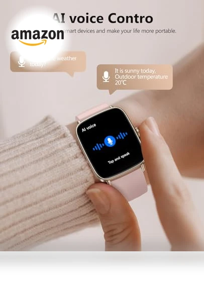 AI Voice Smartwatch for Women — Smartwatches, SOUYIE