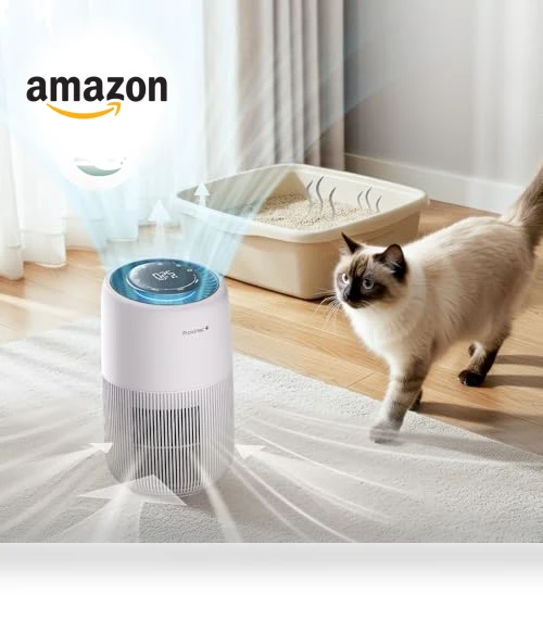Air Purifier for Home Pets & Bedroom — Activated Carbon Air Purifiers, Provirtec