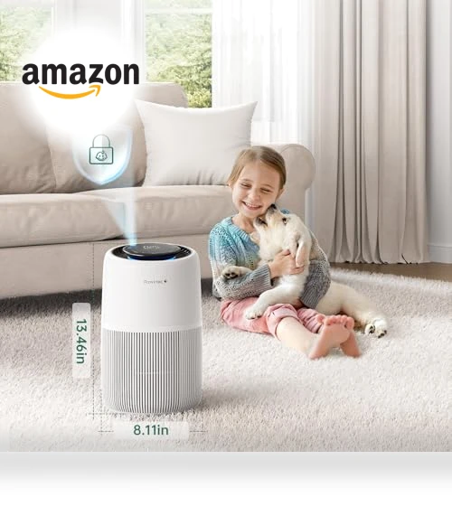 Air Purifier for Home Pets & Bedroom — Activated Carbon Air Purifiers, Provirtec