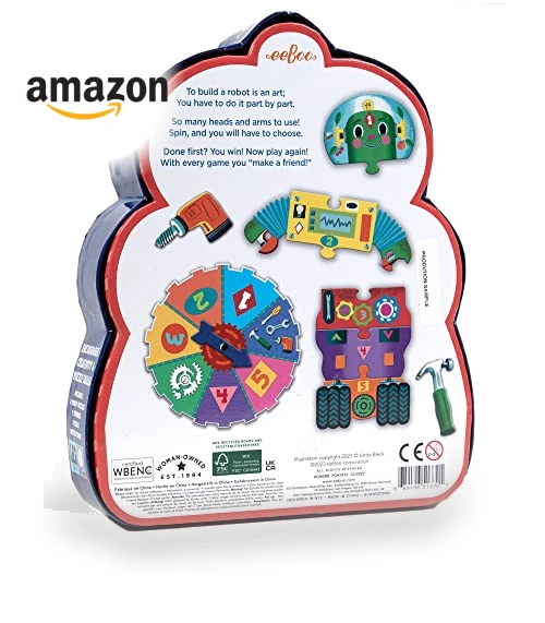 Build a Robot Spinner Game — Outdoor Play, eeBoo