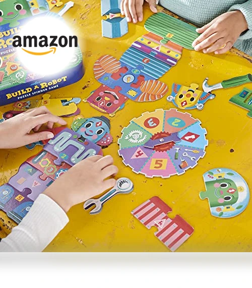 Build a Robot Spinner Game — Outdoor Play, eeBoo