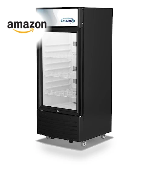 Commercial One Glass Door Display Upright Beverage Refrigerator Cooler Merchandiser — Mini Fridges, KoolMore