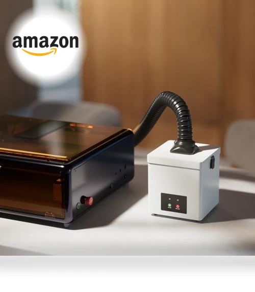 Desktop Smoke Purifier — Activated Carbon Air Purifiers, Creality