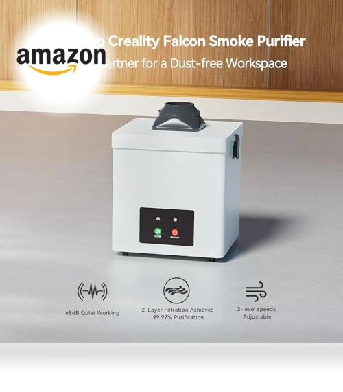 Desktop Smoke Purifier — Activated Carbon Air Purifiers, Creality