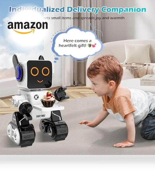 Interactive Intelligent LED Light RC Robot Toy — Interactive Figures & Robots, HBUDS