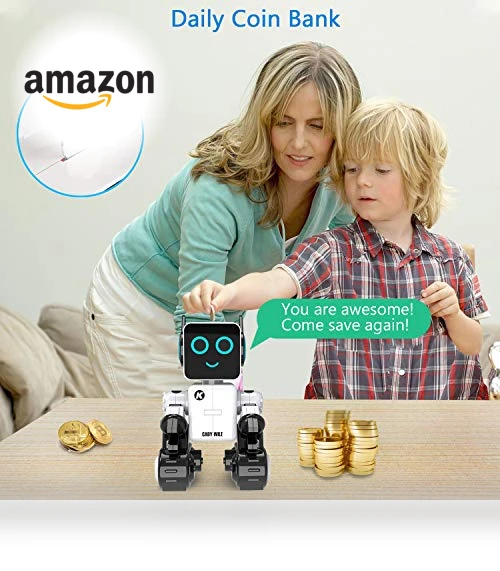 Interactive Intelligent LED Light RC Robot Toy — Interactive Figures & Robots, HBUDS