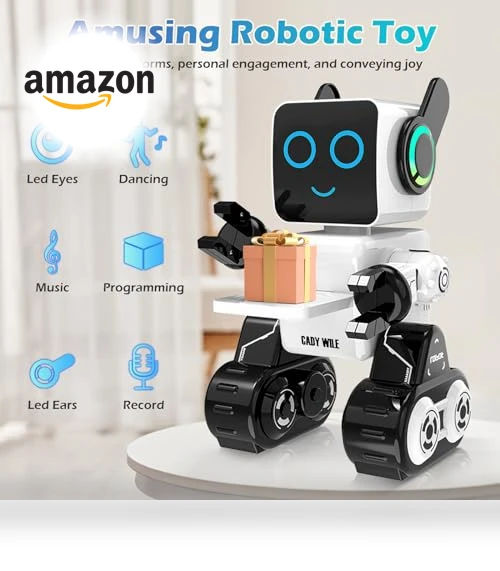 Interactive Intelligent LED Light RC Robot Toy — Interactive Figures & Robots, HBUDS
