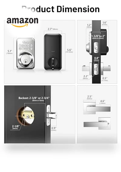 Keyless Entry Door Lock — Padlocks & Hasps, Zowill