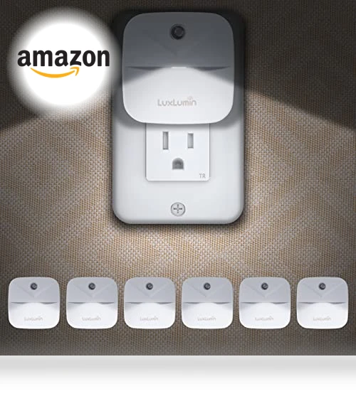 LED Night Lights with Dusk-to-Dawn Sensor — Night Lights, LuxLumin