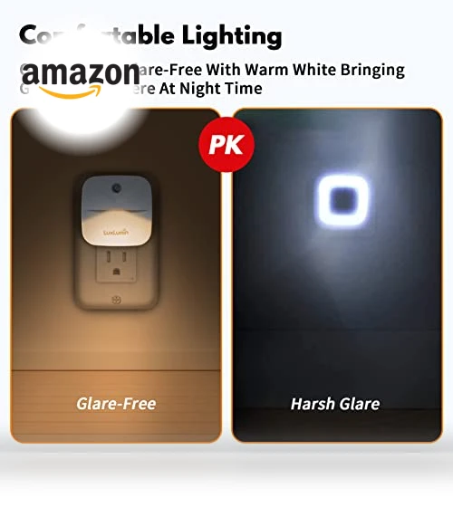 LED Night Lights with Dusk-to-Dawn Sensor — Night Lights, LuxLumin