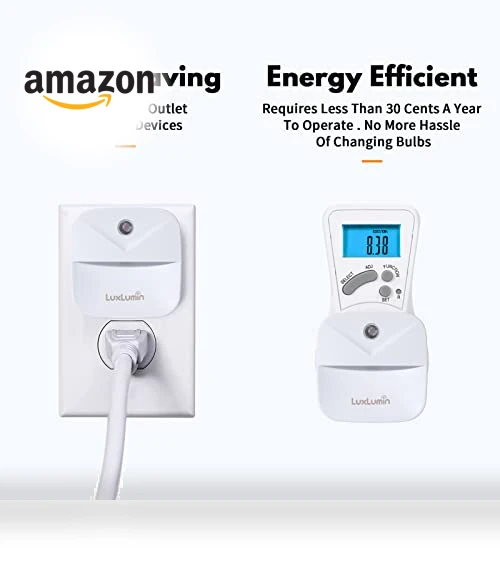 LED Night Lights with Dusk-to-Dawn Sensor — Night Lights, LuxLumin