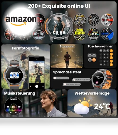 Military Smart Watch — Smartwatches, Hwagol