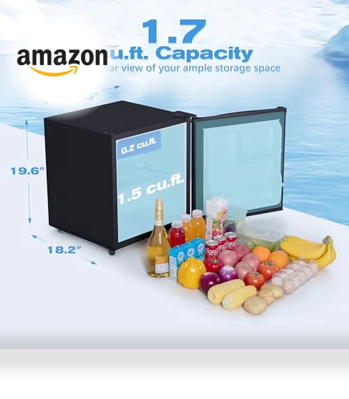 Mini Fridge with Compact Freezer — Mini Fridges, Tehanld