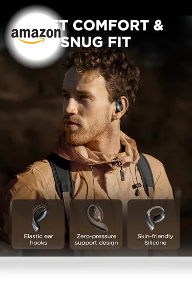 Open Ear Headphones — Over-Ear Headphones, Haowolf