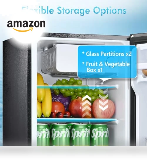Single Door Refrigerator with Freezer — Mini Fridges, Anypro