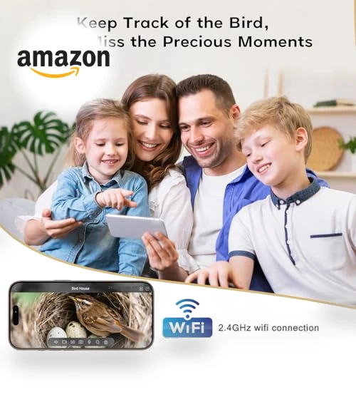 Smart Bird House with Camera — Outdoor & Wildlife Cameras, Hiyiton