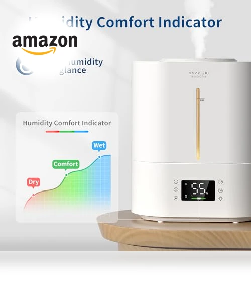 Smart Cool Mist Humidifier — Air Moisturizers, ASAKUKI