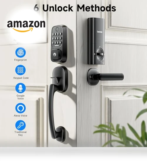 Smart Door Lock with Handle — Locks, Lockzo