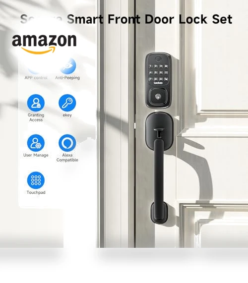 Smart Door Lock with Handle — Locks, Lockzo