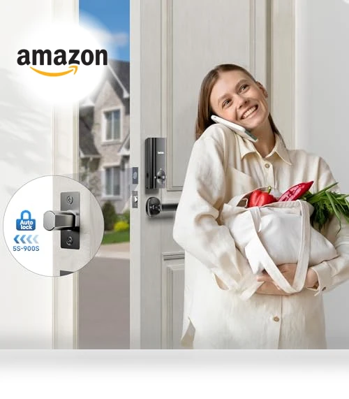 Smart Door Lock with Handle — Locks, Lockzo
