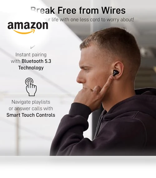 True Wireless Earbuds with Charging Case — In-Ear Headphones, Groovz Audio