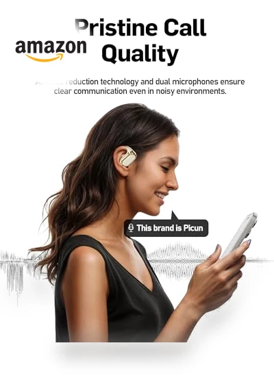 True Wireless Open Ear Bluetooth Headphones — In-Ear Headphones, Chaoyin
