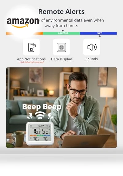 WiFi Indoor Outdoor Thermometer Meter Pro Pack — Home Climate Control, Wonderlabs