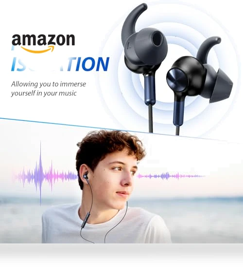 Wired USB-C Earbuds with Microphone — In-Ear Headphones, AFGHOA