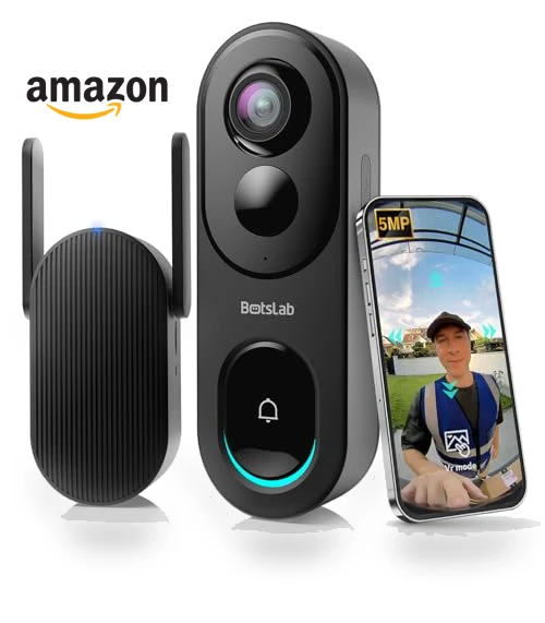 Wireless Doorbell Camera — Smart Home Security, BOTSLAB