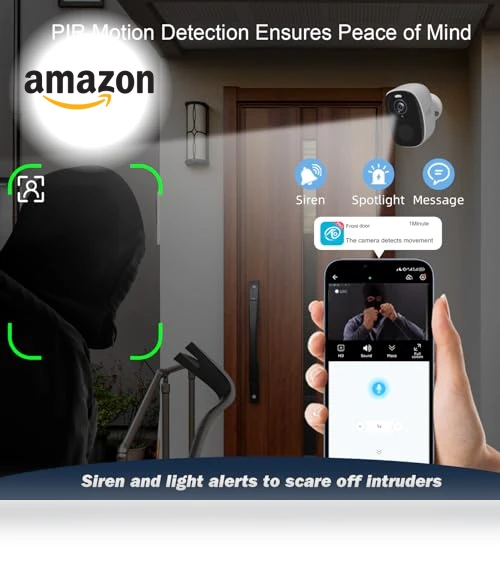 Wireless Outdoor Security Camera — Security Cameras, Rraycom