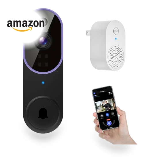 Wireless WiFi Video Doorbell Camera — Smart Home Security
