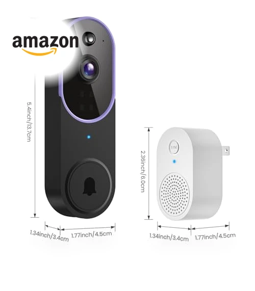 Wireless WiFi Video Doorbell Camera — Smart Home Security