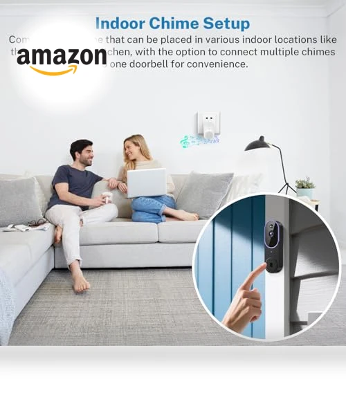 Wireless WiFi Video Doorbell Camera — Smart Home Security