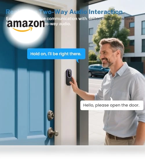 Wireless WiFi Video Doorbell Camera — Smart Home Security