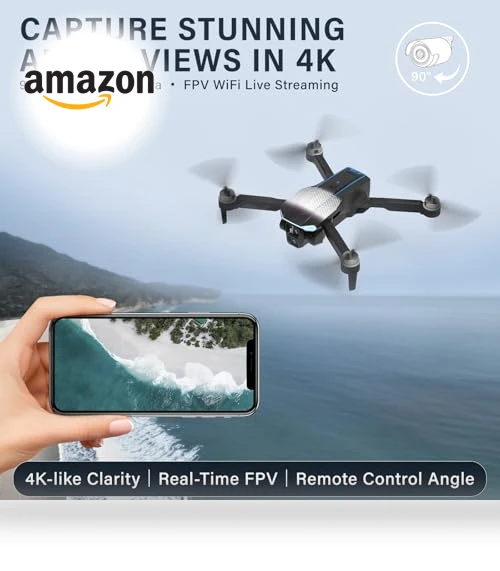 4K Drone with Camera — Drones, ZOUHOE
