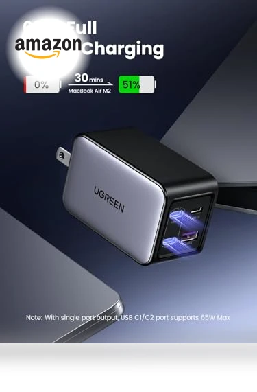 65W USB C Charger Block - Nexode 4-Port GaN Charger — Chargers & Adapters, UGREEN