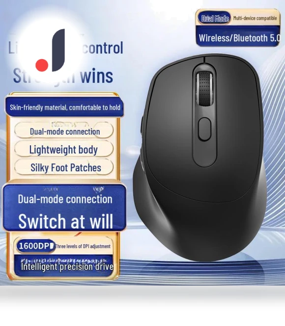 Dual Mode Rechargeable Wireless Mouse — Computer Mice, Global Finds