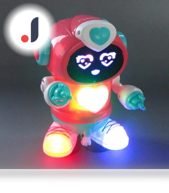 Electric Cartoon Rock Robot — Interactive Animal Companions, HobbyWorld