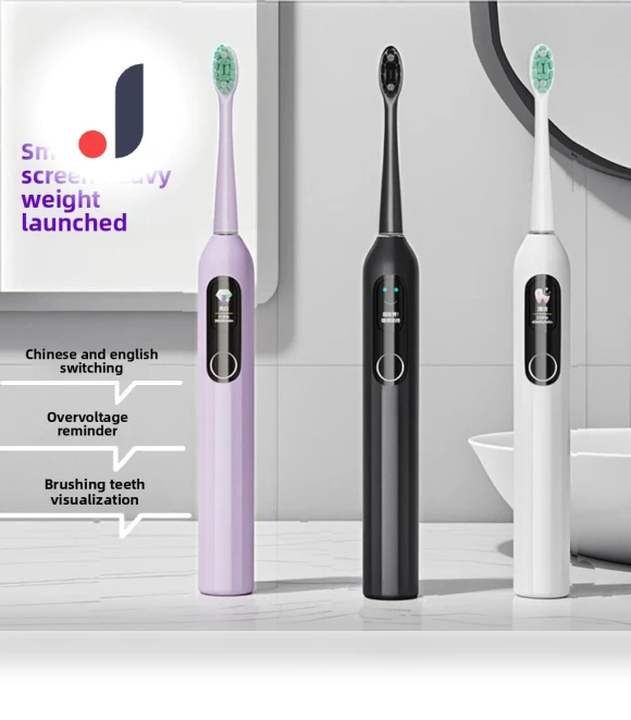Electric Toothbrush with Color TFT Screen — Chargers, Binchi Health Technology