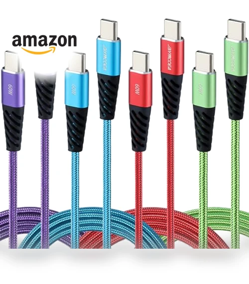 Fast Charging USB C Cable 4-Pack — USB, Bynccea