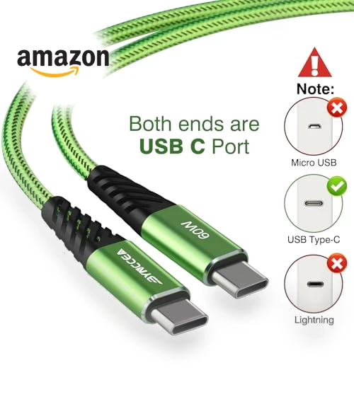 Fast Charging USB C Cable 4-Pack — USB, Bynccea