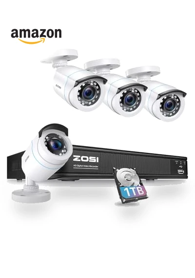Full 1080p Home Security Camera System — Smart Home Security, ZOSI