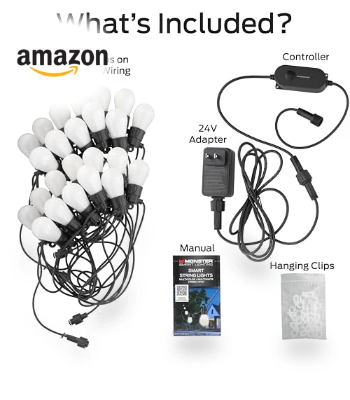 Outdoor Smart RGB+IC+WW String Lights — String Lights, MONSTER