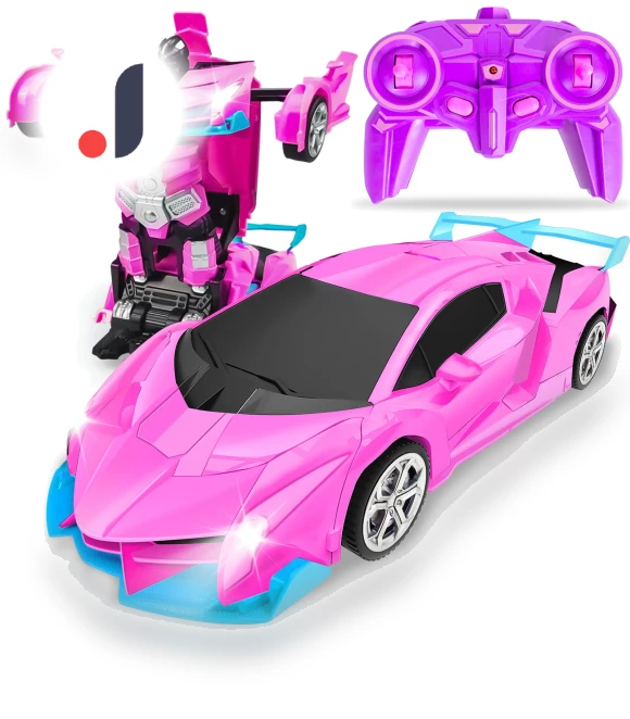 Radio-controlled car and toy robot transformer — Interactive Figures & Robots, MIYAKO