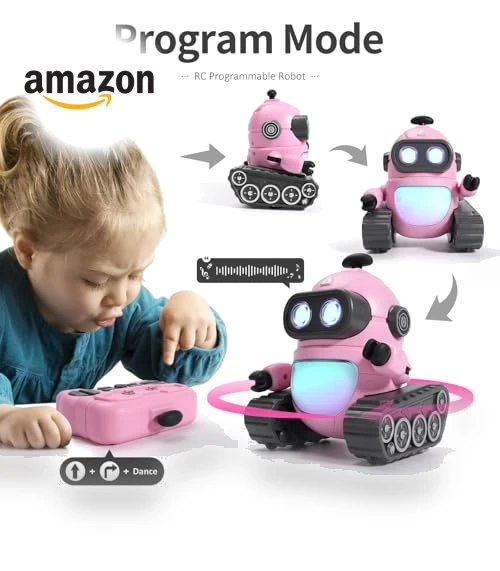 Rechargeable Remote Control Robot Toy — Interactive Figures & Robots, GILOBABY